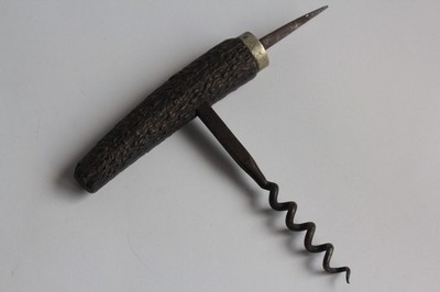 Antique winemaker corkscrew tool (65951)
