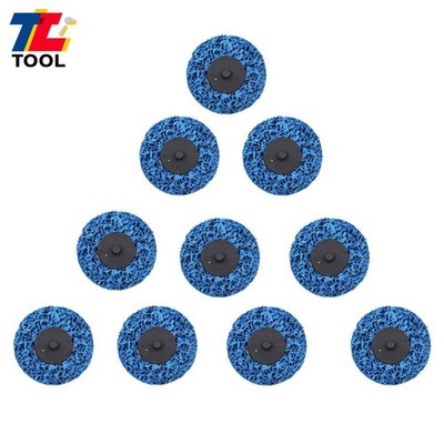10-Pcs 3 Inch Quick Change Easy Strip & Clean Discs For Paint Rust New