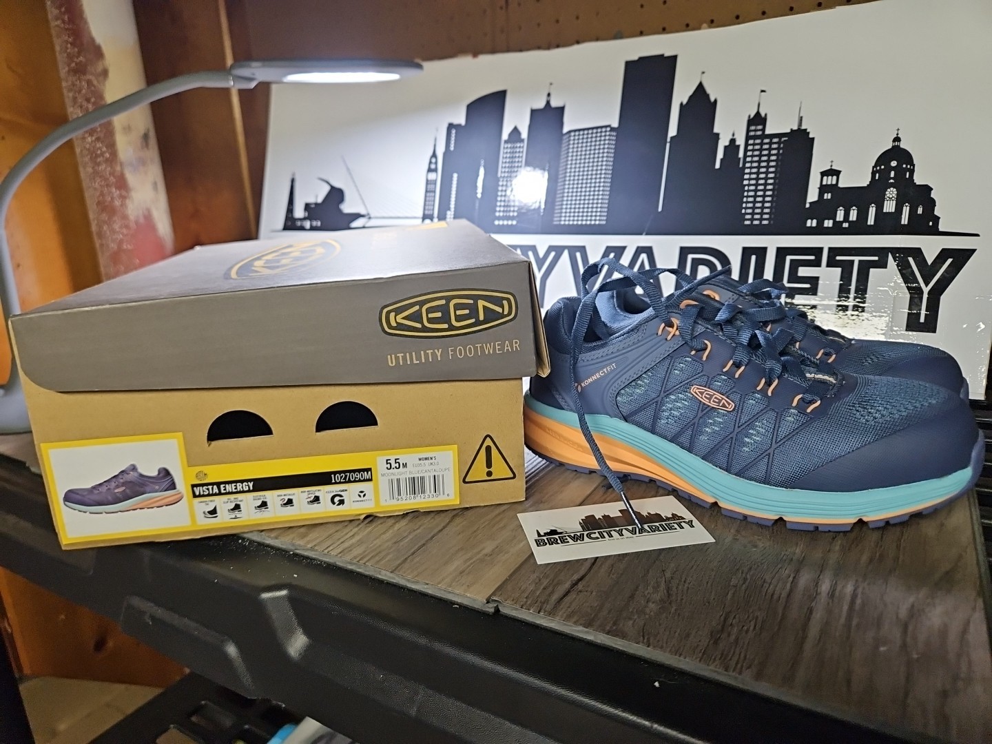 Scarpe da lavoro KEEN Vista Energy punta di sicurezza donna taglia 5 5 M sneakers punta comp