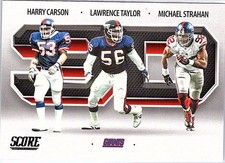 2021 Score #3D12 Harry Carson / Lawrence Taylor / Michael Strahan 3D