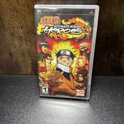 Naruto Ultimate Ninja Heroes PSP Complete Sony Bandai Namco Case And Manual Only