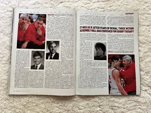 Sports Illustrated Bobby Knight Indiana basket schiaffo al polso 2000 - Foto 3 di 3