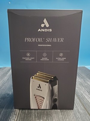 Andis TS-1 17235 Pro Foil Shaver, Cord/Cordless, Smooth Shaving, Gray