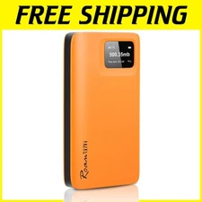 Compact 4G LTE Pocket Hotspot: Internet Anywhere with 1GB, 10 Device Support