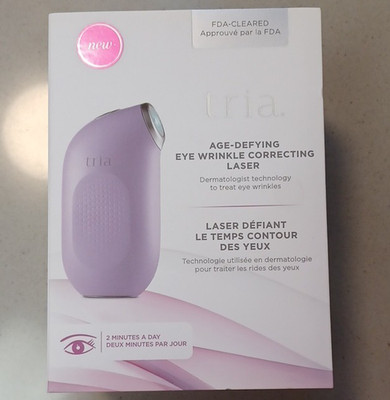 Tria Age-Defying Eye Wrinkle Correcting Laser Purple FDA-Cleared w/ Cable
