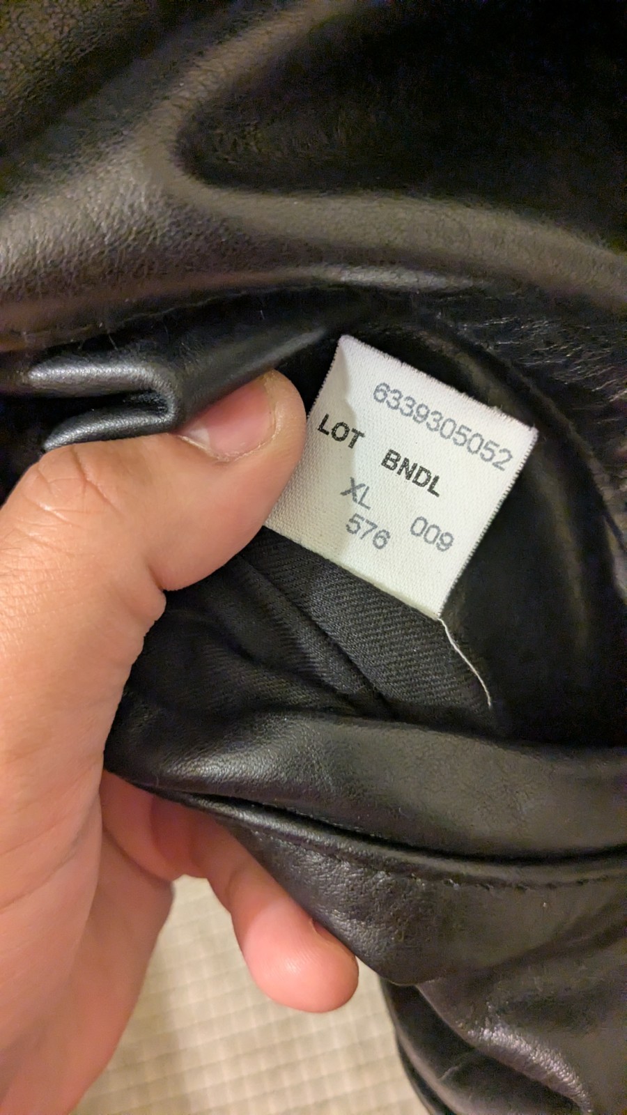 Schott NYC Perfecto 576 Waxy Cowhide Leather Jacket Size XL