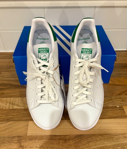 Adidas Originals Mens Stan Smith Trainers/Sneakers FX5502-White & Green(UK 11.5) - Picture 2 of 9