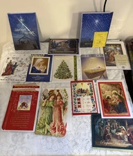 18 Religious Christmas Cards With Envelopes