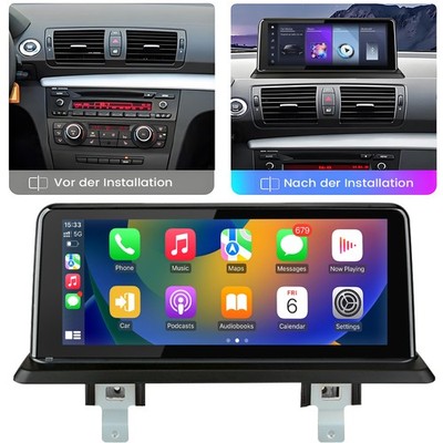 10.25'' Linux CarPlay Für BMW E81 E82 E87 E88 2006-12 Android Auto Autoradio SWC