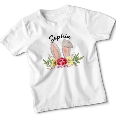 Kinder Personalisiertes Ostern Tshirt Kinder Osterhase Geschenk Personalisiert Tshirt