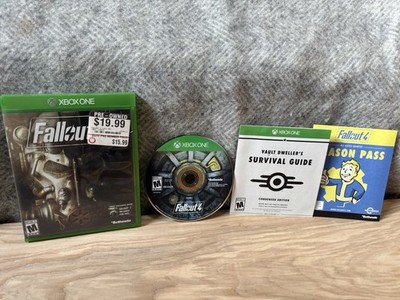 Fallout 4 Xbox One Bethesda RPG Action 2015 Manual NTSC-U/C