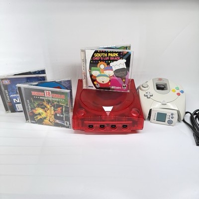 SEGA Dreamcast Console Bundle w/ 1 Controller, VMU & 3 Games