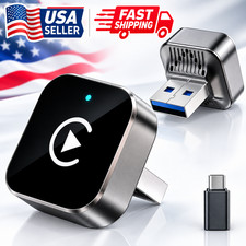 Wireless CarPlay Adapter Android Auto USB Dongle iPhone Android Plug and Play