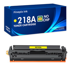 218A Yellow Toner Cartridge No Chip Replacement for HP 218A 218X W2183A W2183