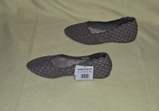 Skechers Womens Flats Dark Taupe Textile Upper Air Cooled Memory Foam Size 8 NWT