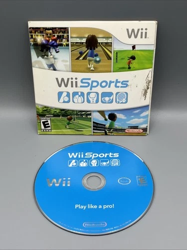 Wii Sports (Nintendo Wii, 2006) Cardboard Sleeve - No Manual