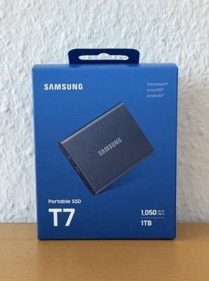 Samsung T7 Portable SSD - 1 TB - USB 3.2 Gen.2 External SSD Titanium Grey