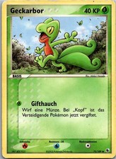 Pokémon Geckarbor 75/109 EX Rubin Saphir 2003 Deutsch
