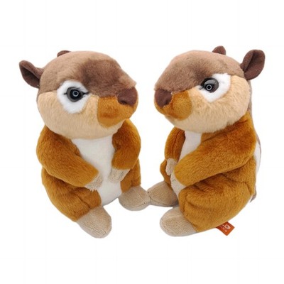 Wild Republic Chipmunk Plush Lot of 2 K&M International 8'' Realistic Animals