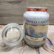 Image of Yankee Candle Large Jar Sea Air Discontinued Scented Candle Rare New VHTF 2017
