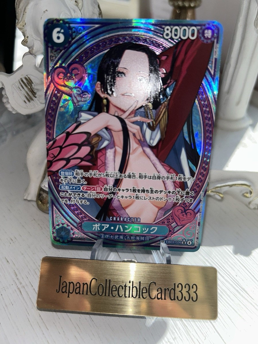 Boa Hancock ONE PIECE Card EB03-026 SP SR Parallel Heroines