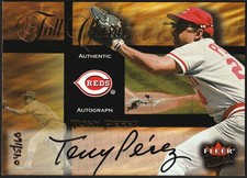 Tony Perez 2002 Fleer Ultra Fall Classic Autographs Auto /160 Cincinnati Reds 🔥