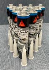 10 Pack Sikaflex P2G Premium Primerless Automotive Glass Urethane Adhesive 300ml