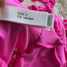 Agent Provocateur Sofi Swimsuit in Hot Pink -  Size 2 Retail $350