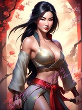 MULAN -Grown Up 13”x19" Fine Art Print Limited to 6 signed & numbered prints 