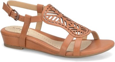NIB Cork Womens Softspots Leather Susanna Sandals Size 8M
