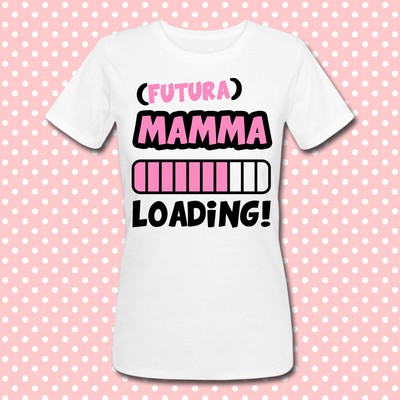T Shirt Premaman Futura Mamma Loading Divertente Idea Regalo Mamma In Attesa Ebay