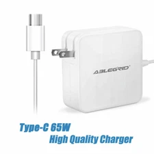 Type-C 65W AC Adapter Charger for HP Spectre X360 13-ac003na Power Supply Cord