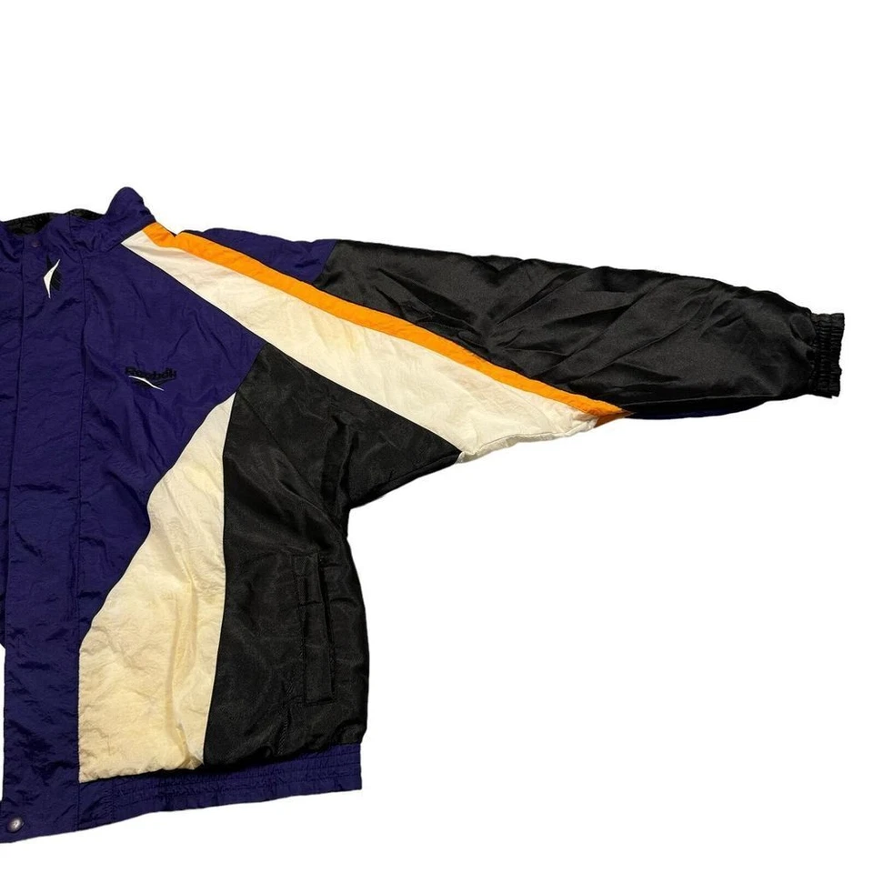 Cortavientos Reebok Vintage Para Hombre XL Phoenix Suns Cremallera Completa Años 80 90 Forrado Pista Foto 4 de 4