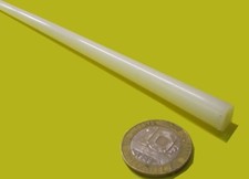 Nylon 66 Round Rod, Natural Tint 3/8" Dia .375" x 48" Length