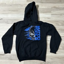 Vintage Matco Tools Sweatshirt Mens Sm Black Hoodie Skull Mechanic Shop Racing