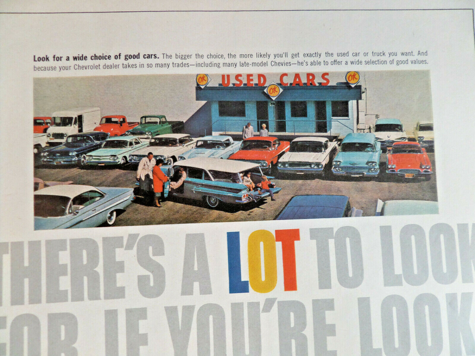 1963 Chevrolet Used OK Car Lot Ad A lot to Look for if You're Looking