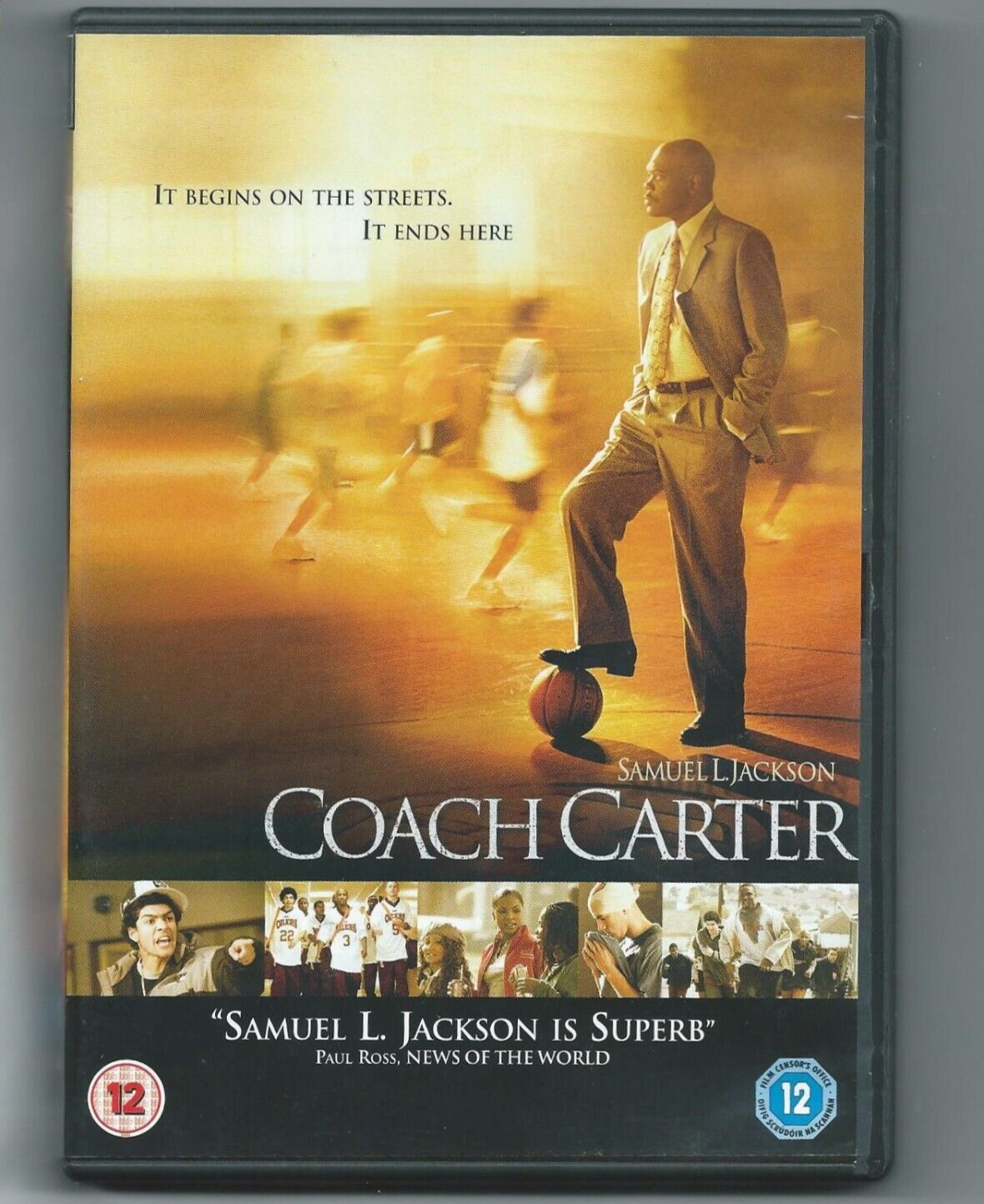 Coach Carter DVD 2005 Film Rated 12 Drama True Story 131 Minutes Used