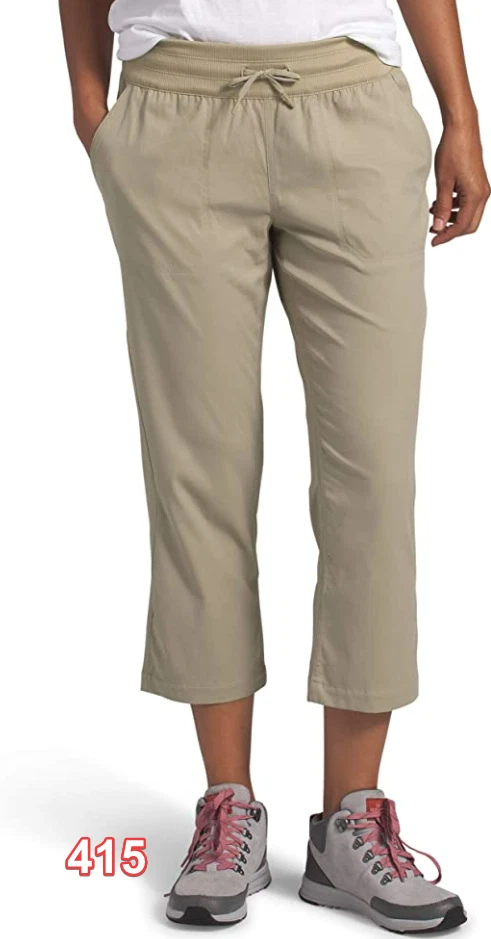 Women's Stretch Ripstop Pull-On Capri Pants, Slim-Leg