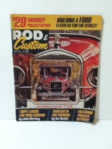 VINTAGE FEBRUARY 1970 ROD & CUSTOM MAGAZINE