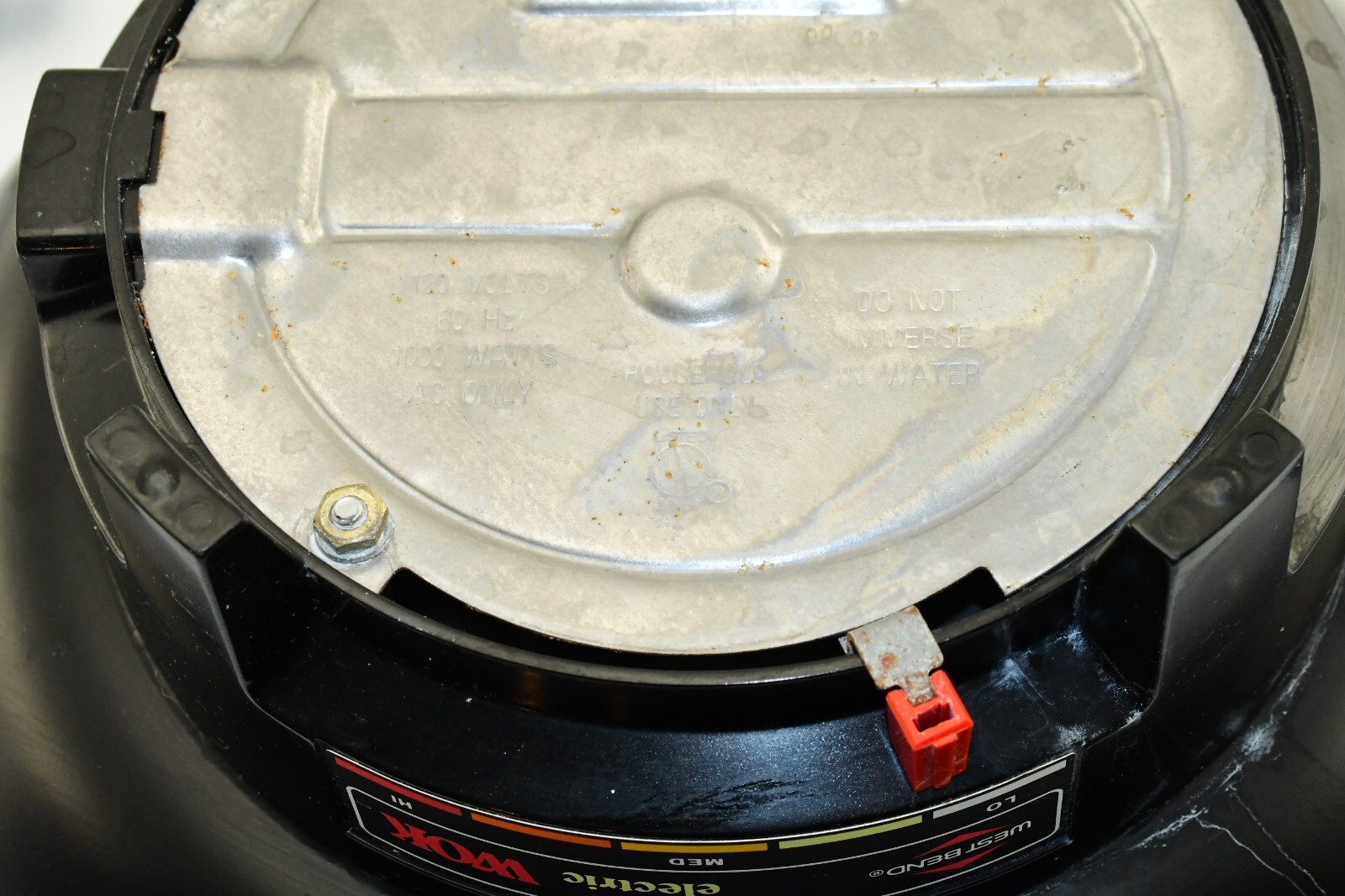 Vintage West Bend 6Quart Electric WOK Model 79525 Red w/ Rack + Cord eBay