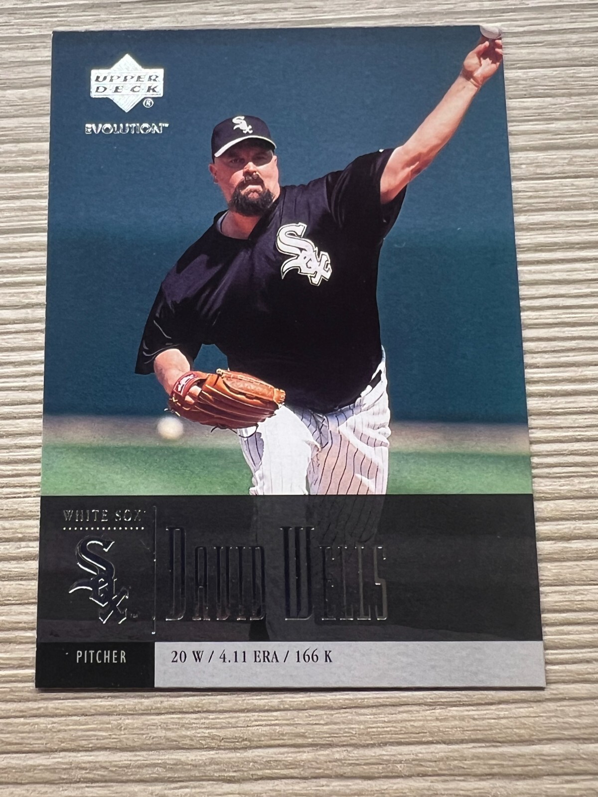 2001 Upper Deck Evolution Baseball Card #34 David Wells (P4)