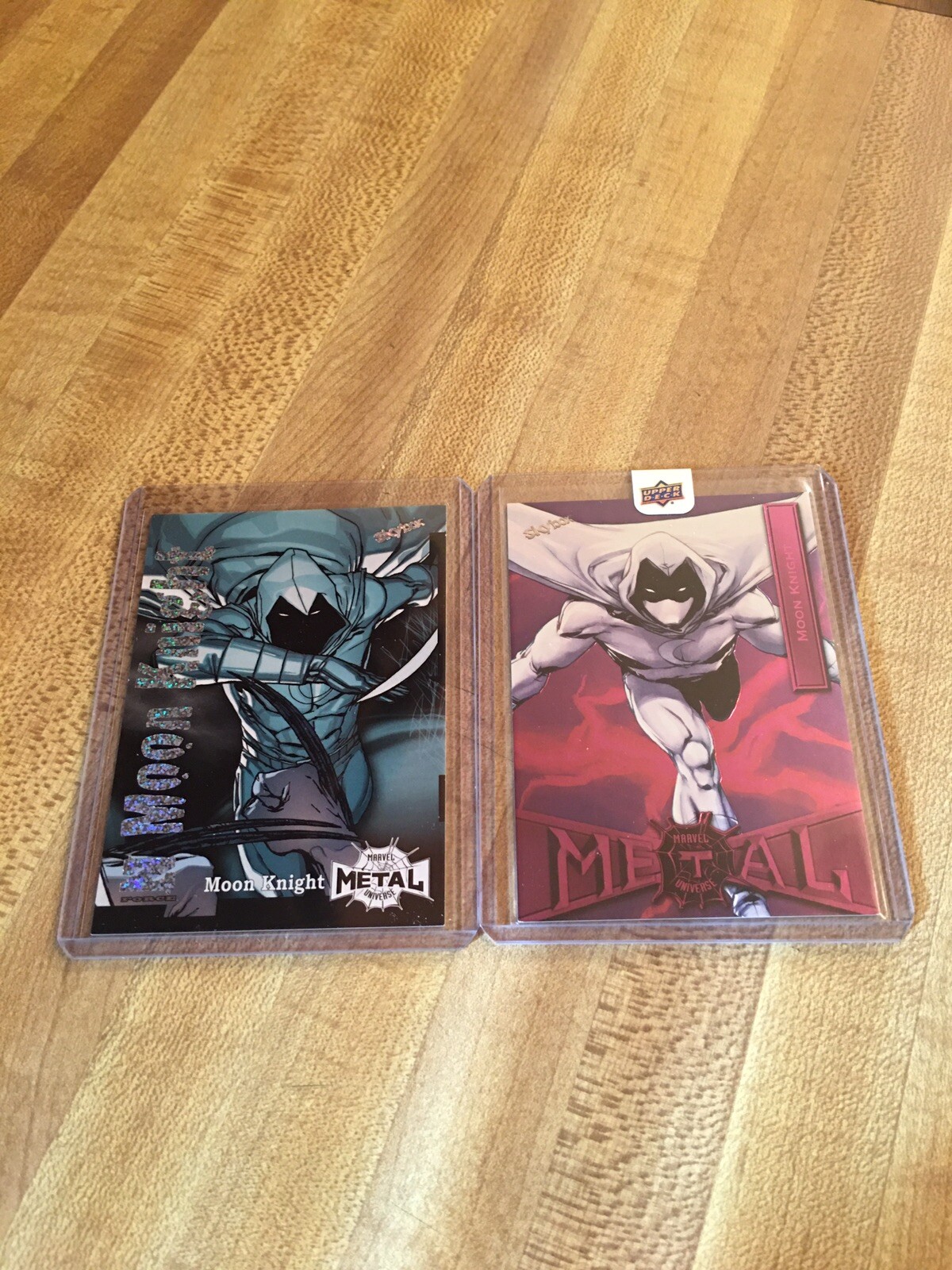 2021 SKYBOX SPIDER-MAN METAL UNIVERSE MOON KNIGHT PINK FX /75 Z FORCE RAVE /100