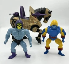 Vintage MOTU Lot for Repair Parts Night Stalker Horse Sy-Clone Blaster Skeletor