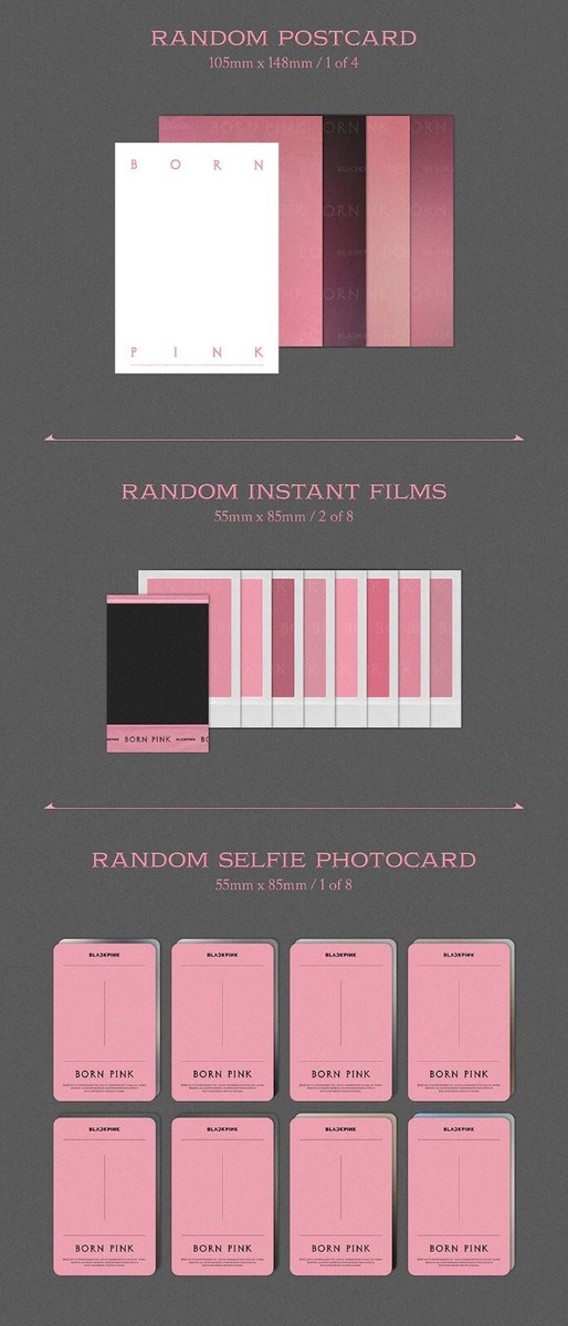 BLACKPINK 2nd Album BORN PINK BOX SET Ver. CD+Book+P.Card+Post+etc