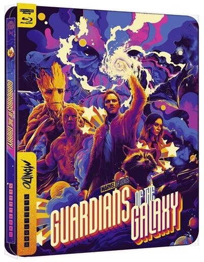 GUARDIANS OF THE GALAXY WALMART MONDO 4K UHD BLU-RAY STEELBOOK **NEW & SEALED!** - Image 3 of 4