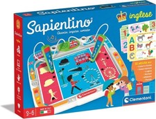 Clementoni- Sapientino Inglese-Banchetto con Schede attività E Penne Interattive