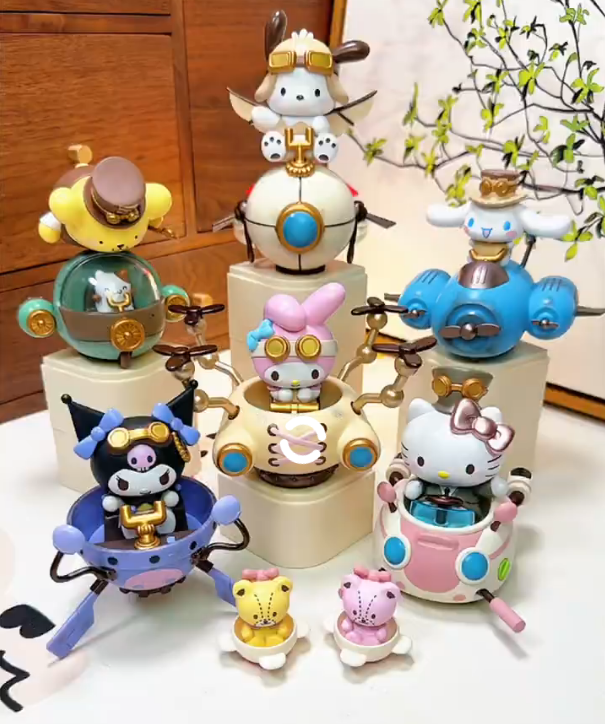TOPTOY Sanrio Steampunk Blind Box Collectible Figures - Hot Gift for Fans