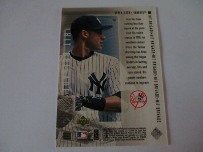 1999 Upper Deck Hit Brigade Derek Jeter Card #114 | eBay