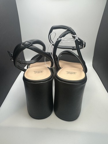 Wild Fable Women's Chunky Block High Heel Sandals Memory Foam, Black, Size 10 - Picture 4 of 5