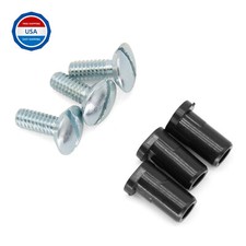 3Pack Center Caps & Screws Kits For Ford BRON...